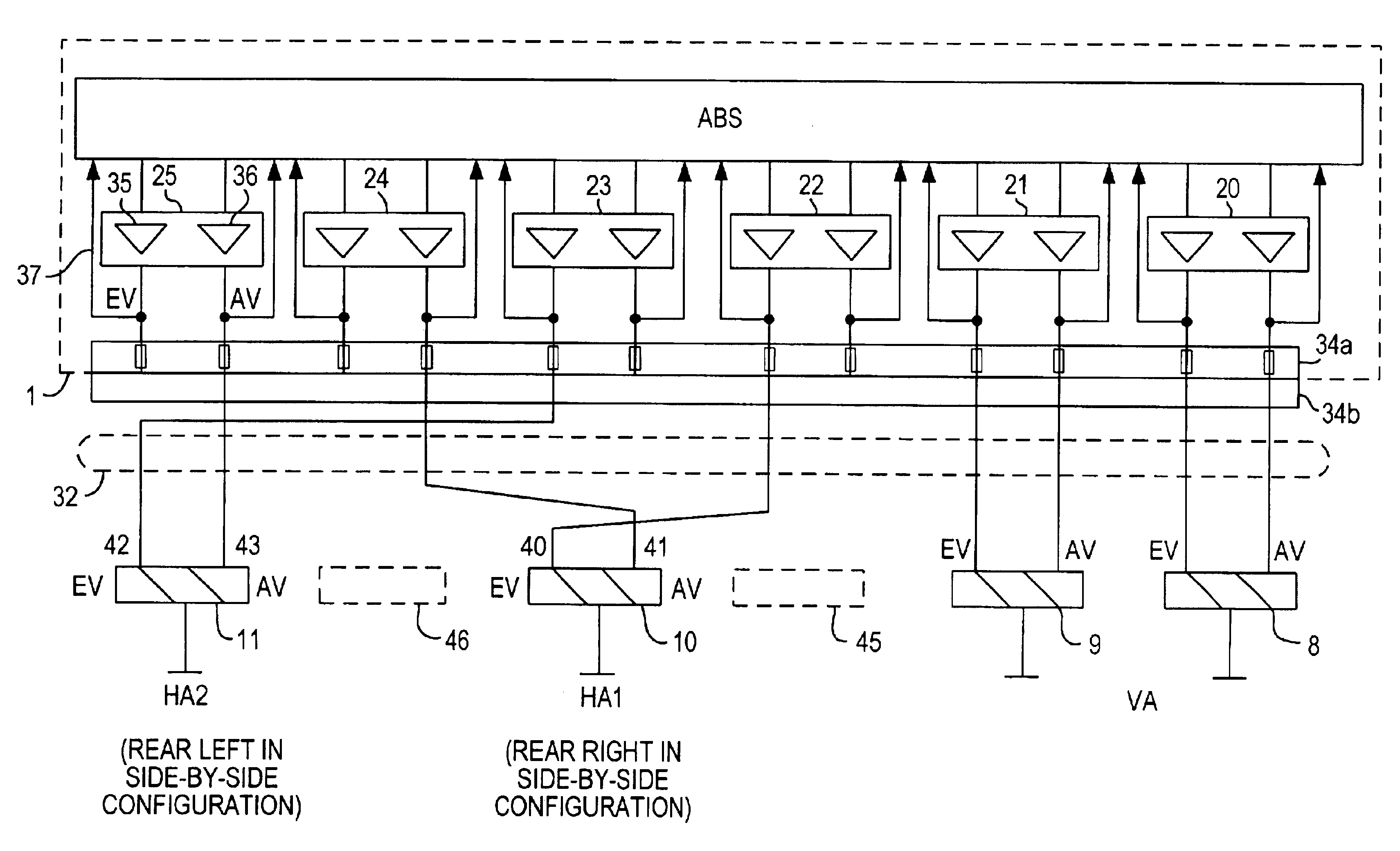 Vehicle anti-lock brake system and method