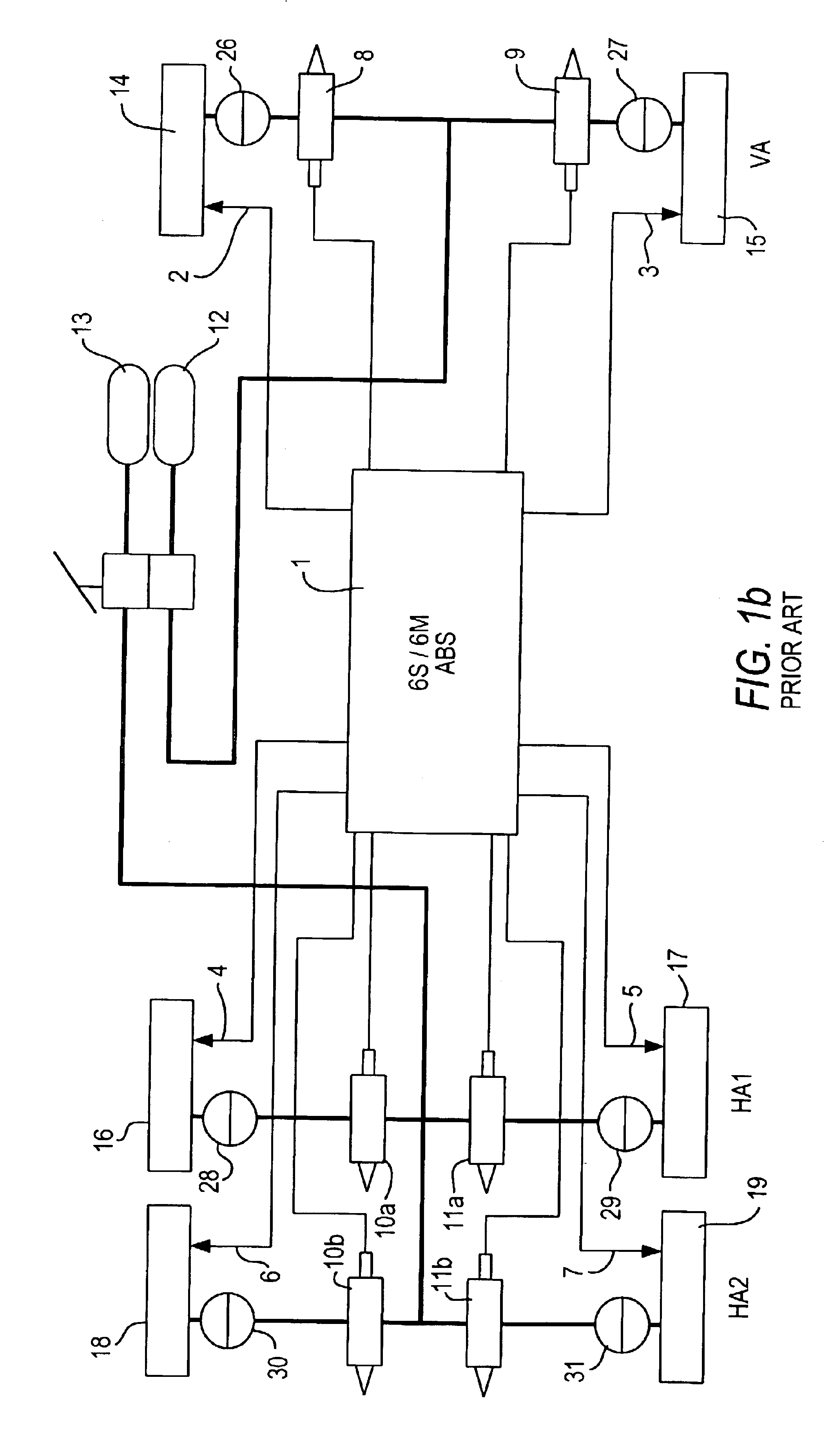 Vehicle anti-lock brake system and method