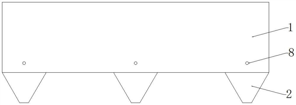 Funnel material changing device