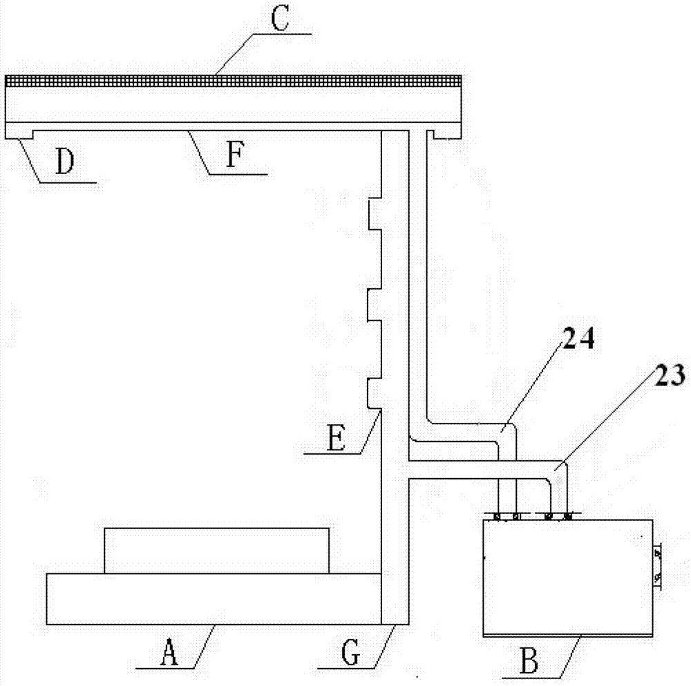 On-duty sentry box air-conditioner system combined dew point indirect evaporative cooling and solar power generation