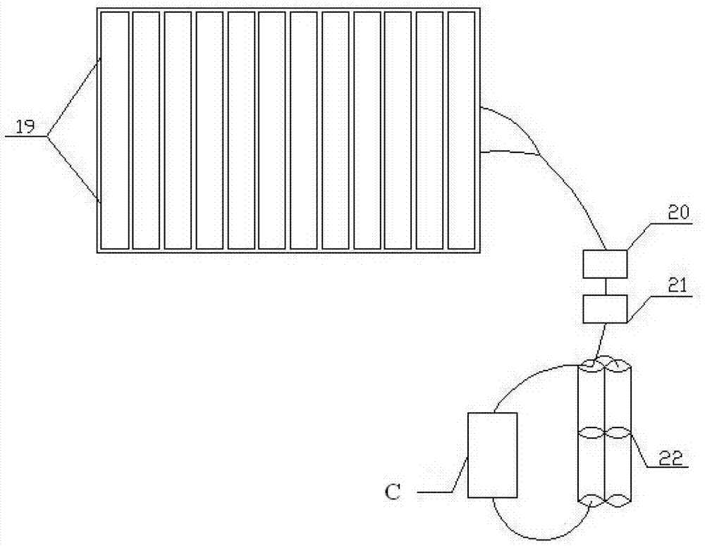 On-duty sentry box air-conditioner system combined dew point indirect evaporative cooling and solar power generation