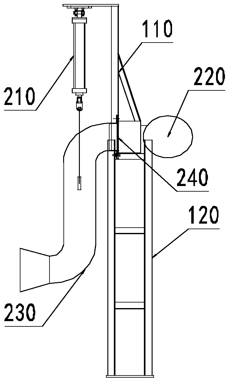 Full-automatic double-station centrifugal casting dust removal device