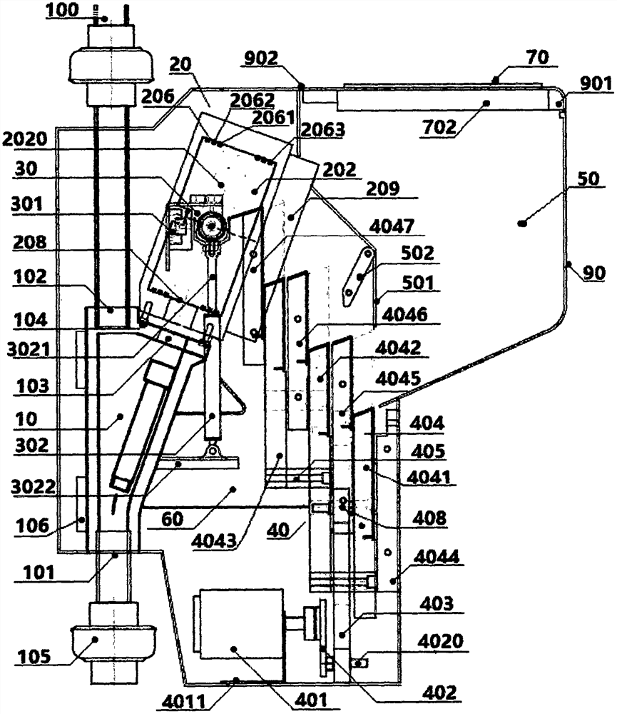 Multi-to-one sample pneumatic pipeline sending device