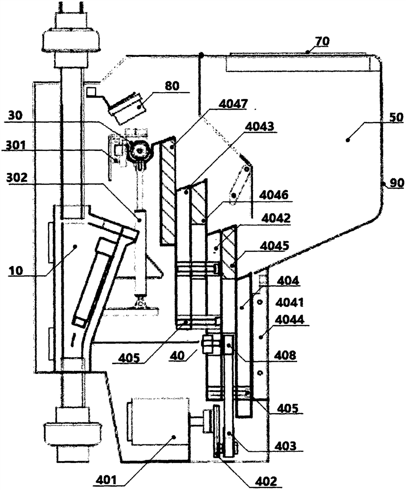 Multi-to-one sample pneumatic pipeline sending device