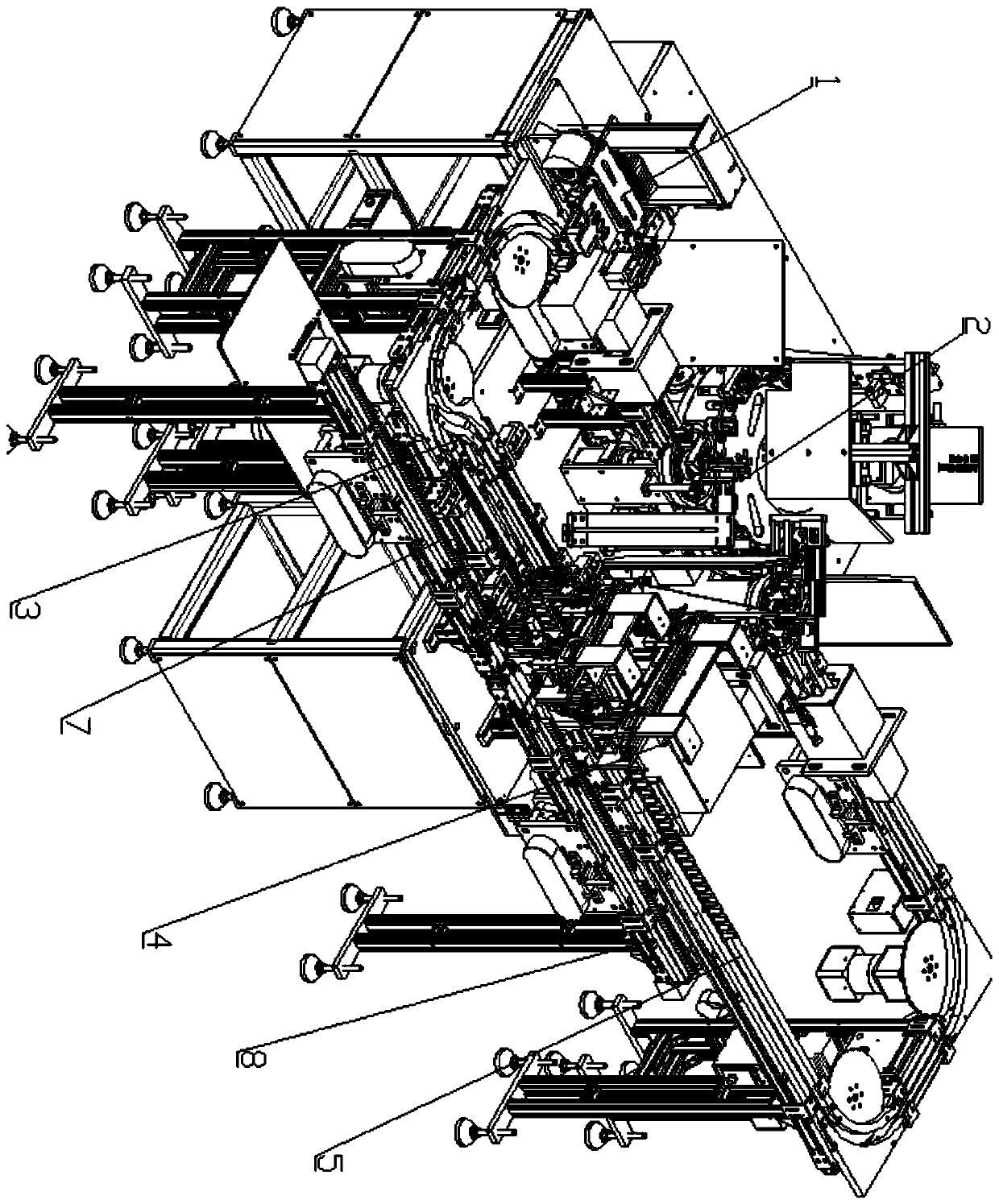 A fully automatic battery inspection device