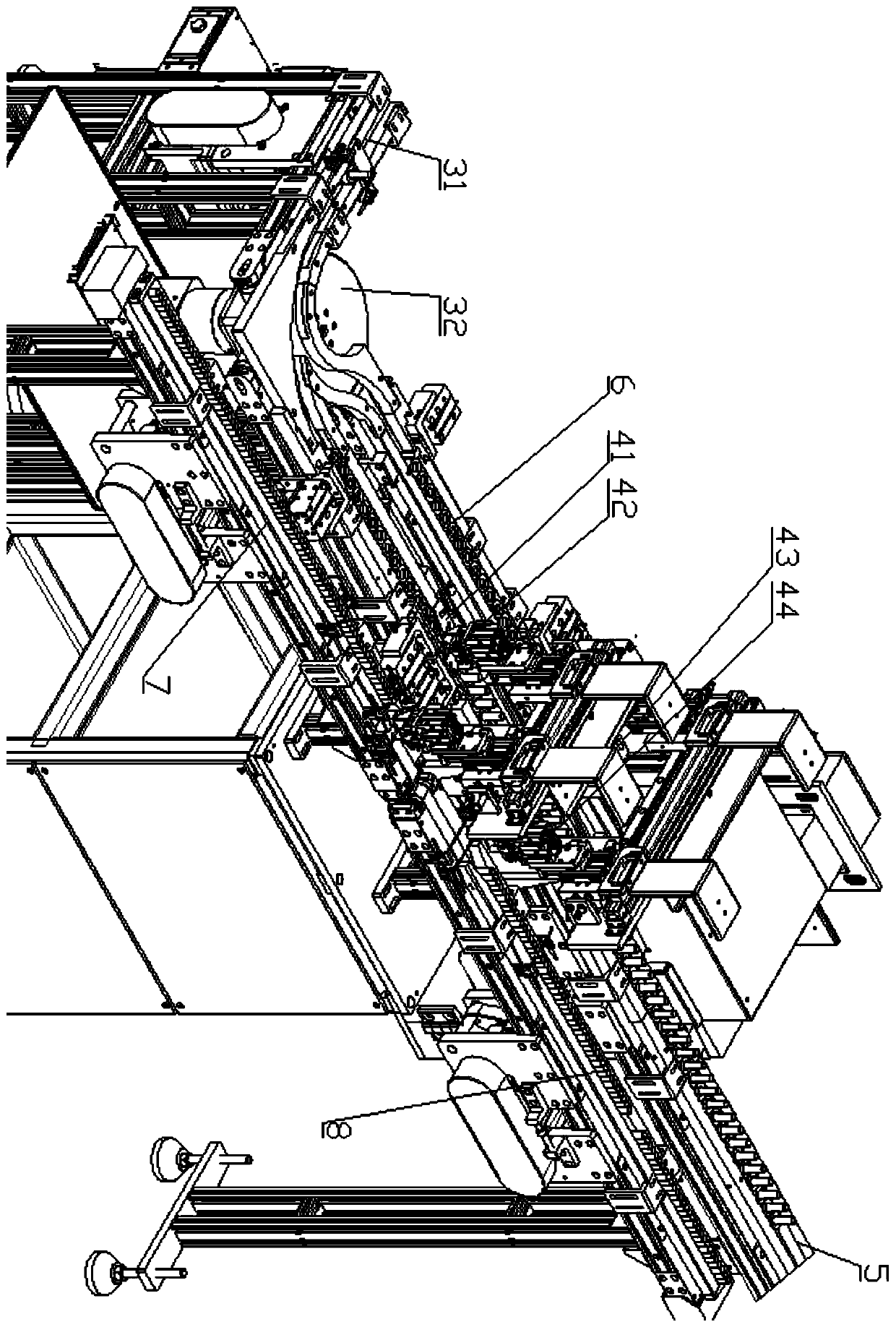 A fully automatic battery inspection device