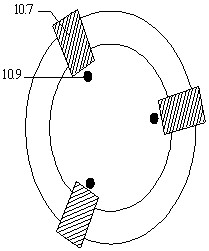 Passive extrusion type pulse coal chip jet flow coal breaking pressure relief anti-reflection device and use method thereof