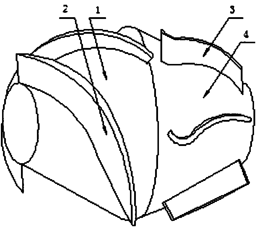 Multiphase pump impeller structure for fish farming industry