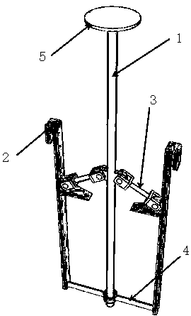 Automatic head-expanding device of side slope support water drain pipe and construction technology for increasing water facing surface