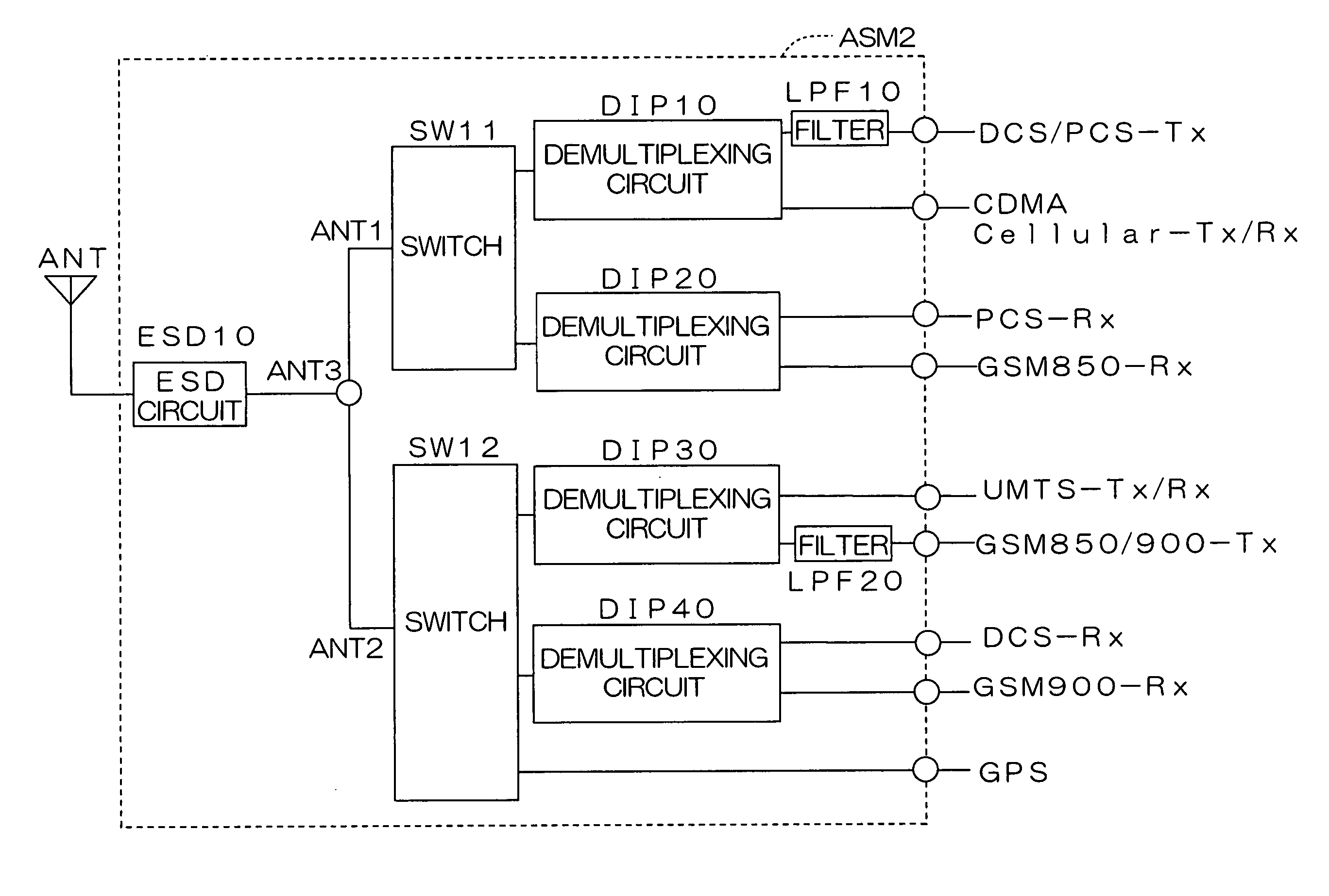 High-frequency switching circuit, high-frequency module, and wireless communications device