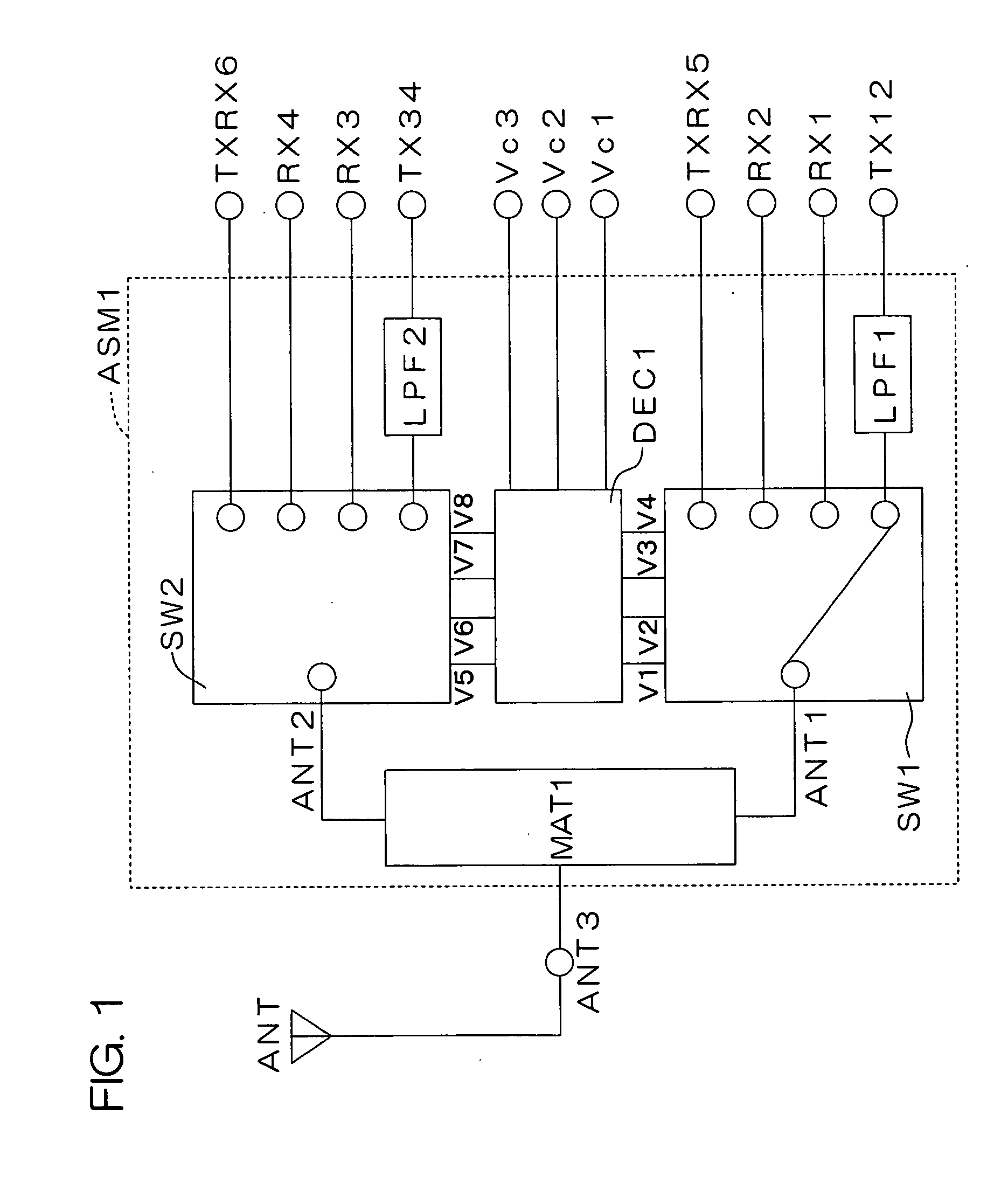 High-frequency switching circuit, high-frequency module, and wireless communications device