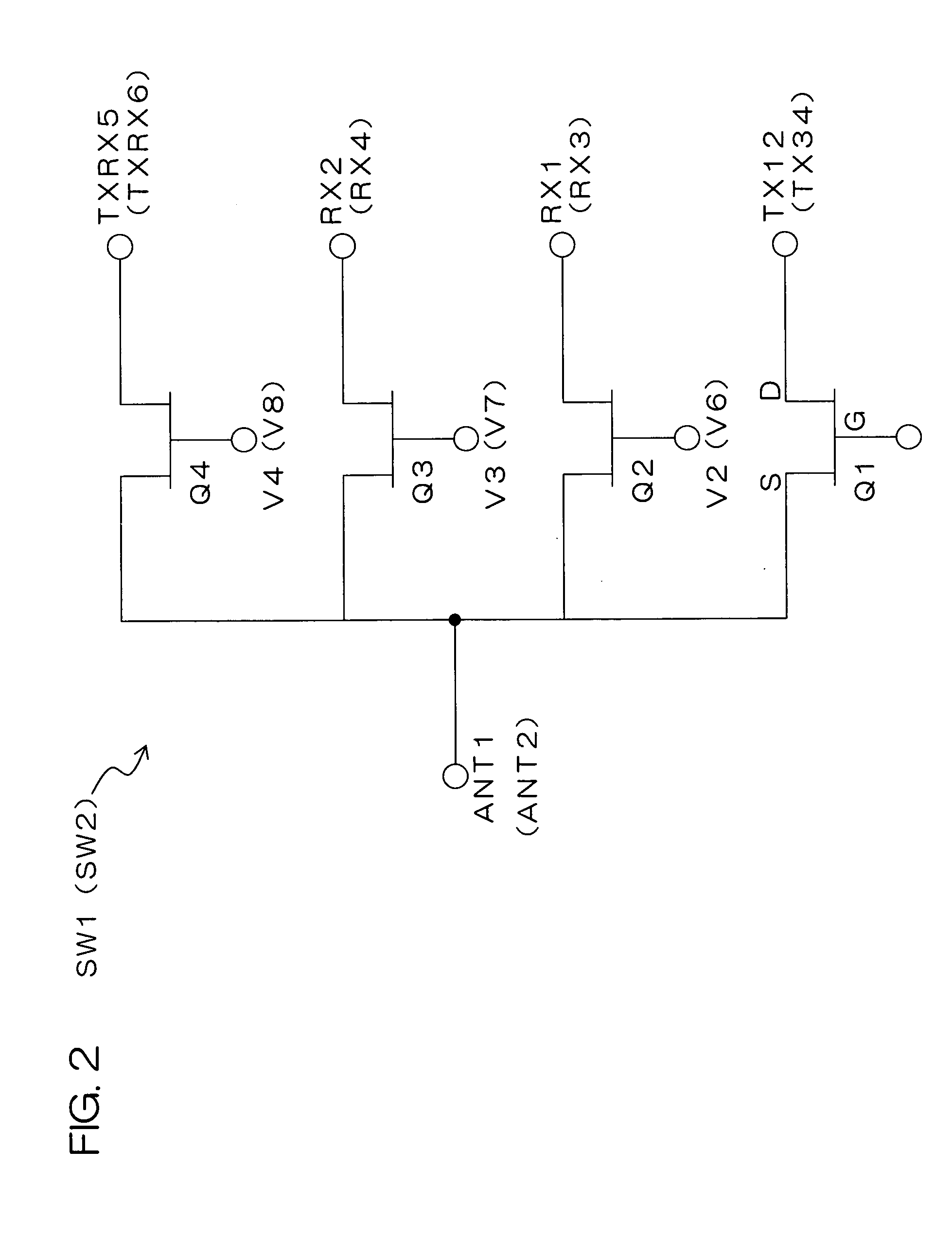 High-frequency switching circuit, high-frequency module, and wireless communications device