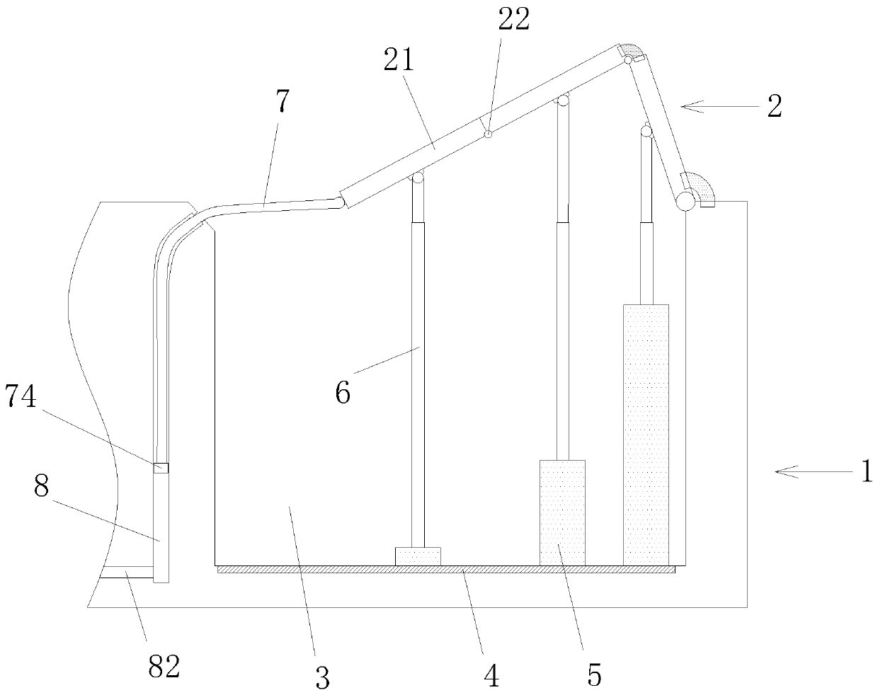 Multi-stage folding hydraulic dam