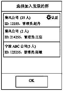 Method for fast creating team communication group