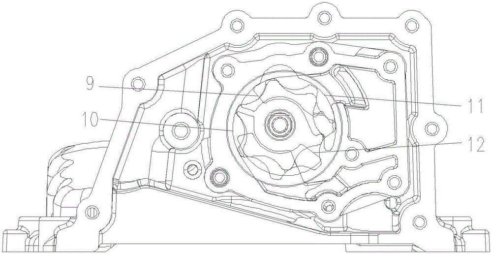 Rotor type double-stage oil pump