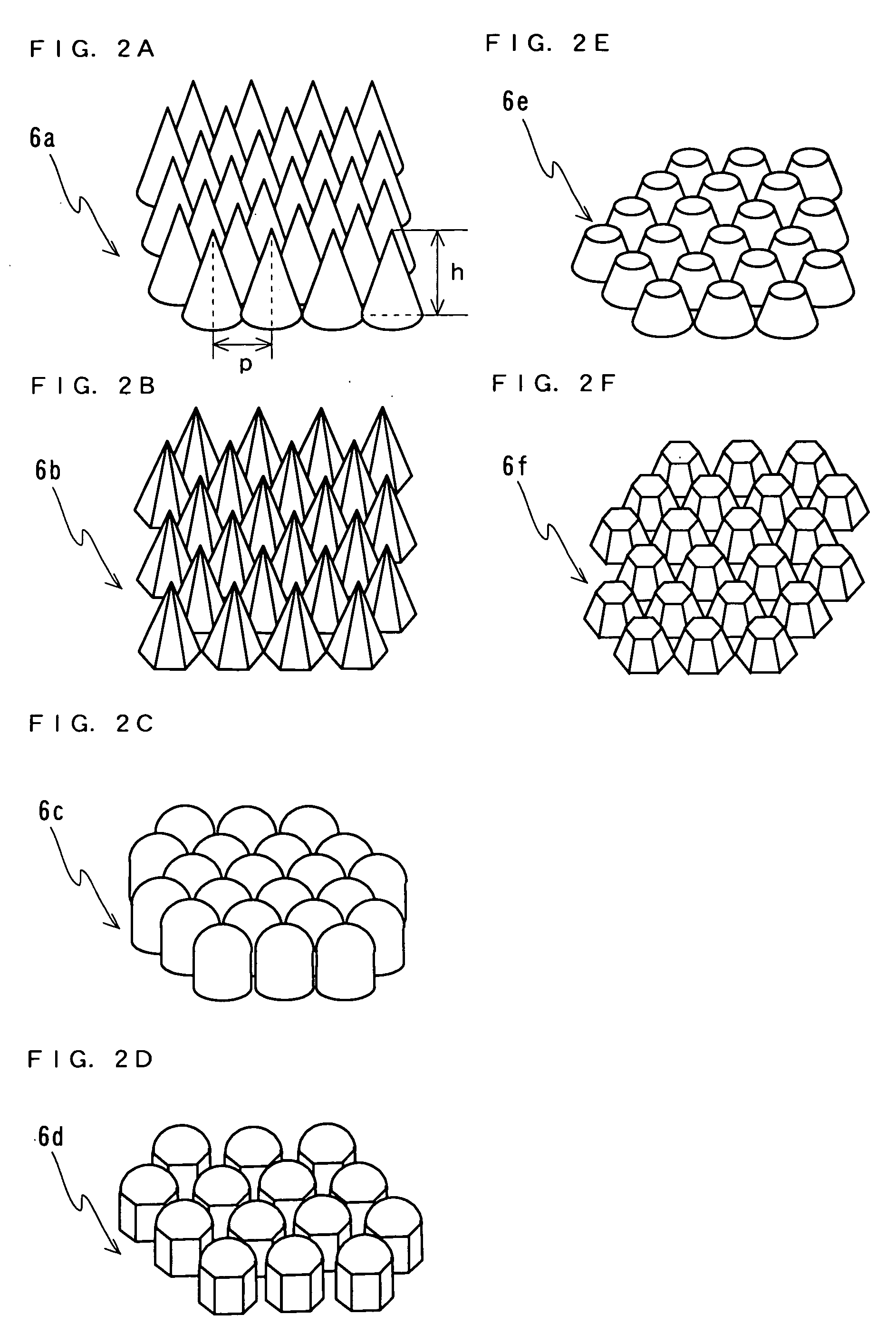 Member having antireflection structure