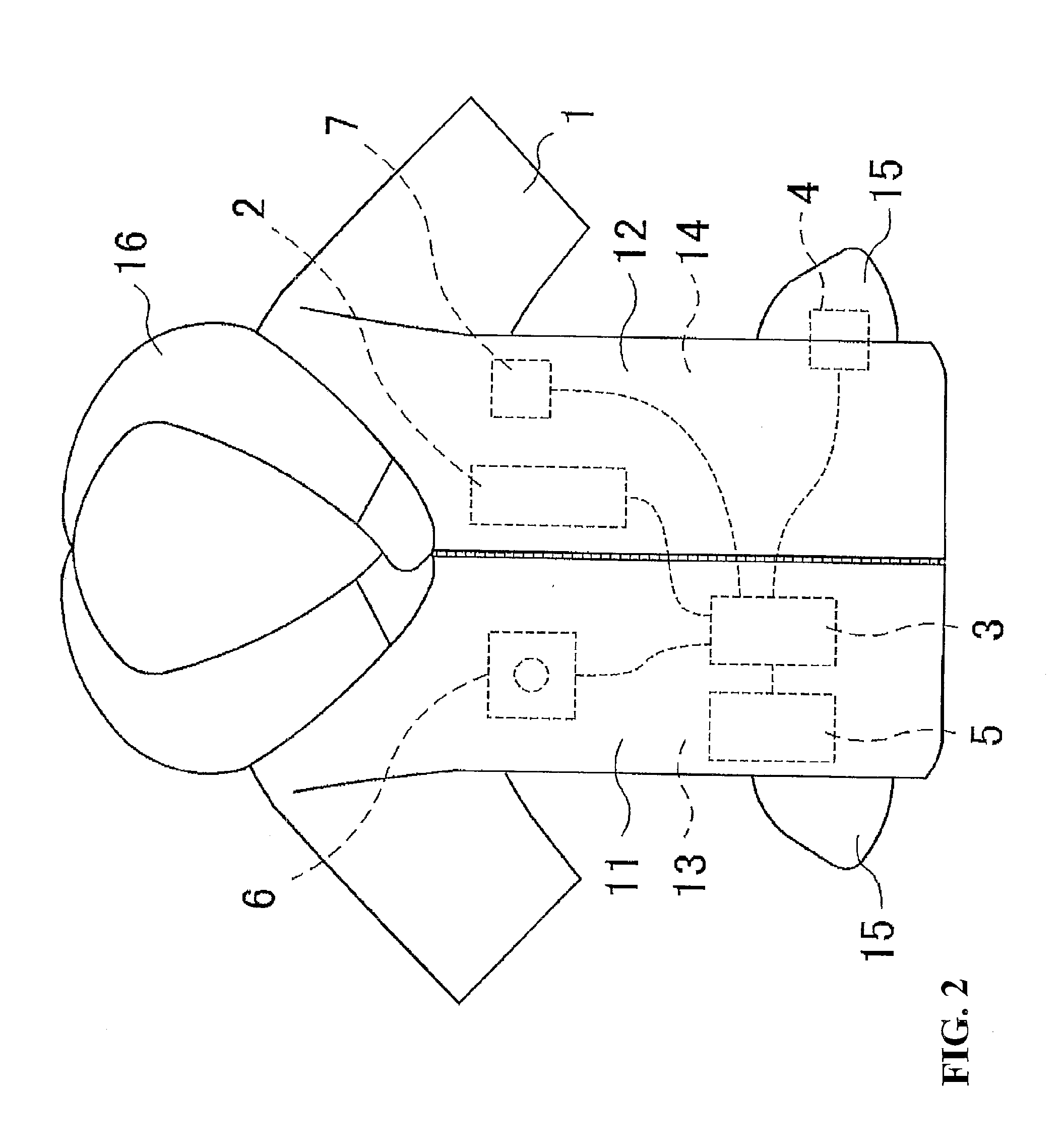 Airbag jacket activating system