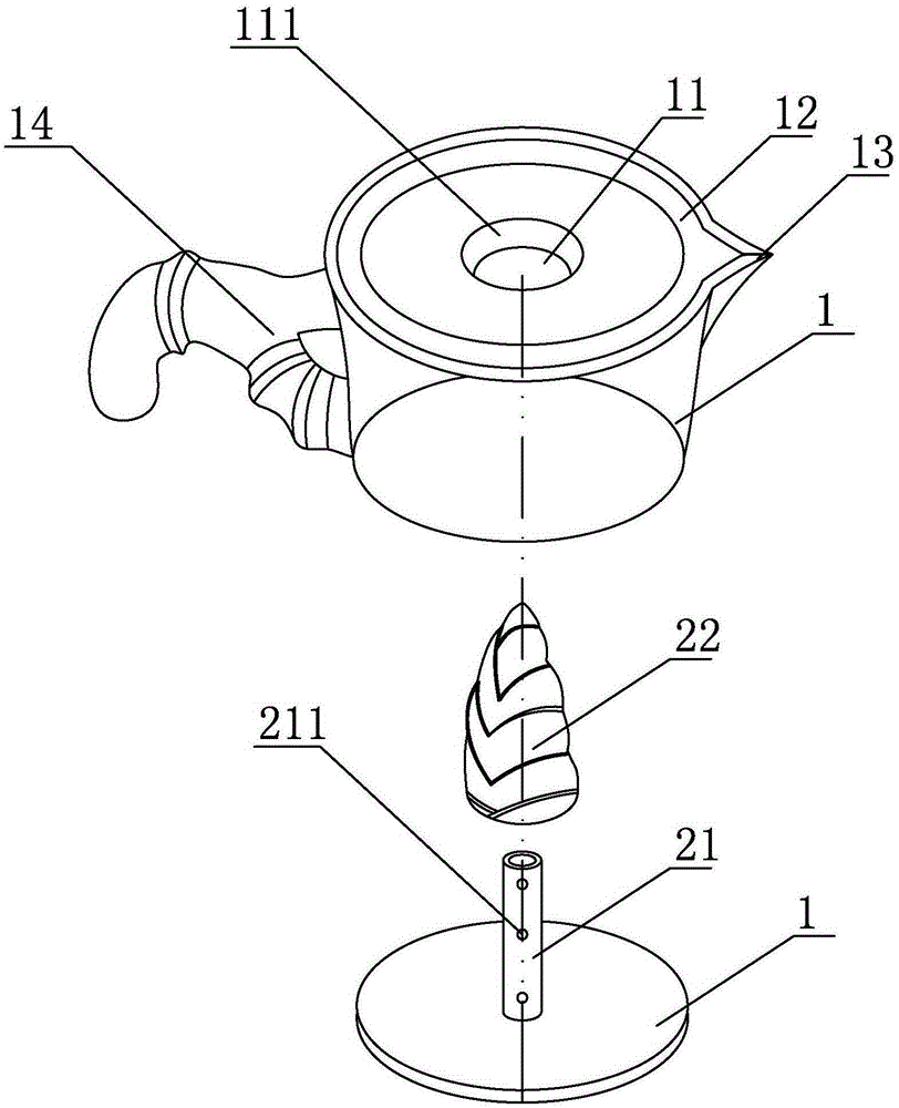 A kind of interesting justice cup and its preparation method