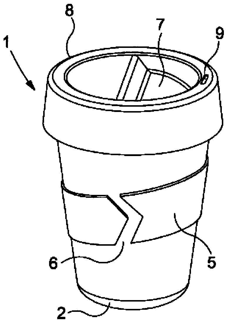 Handling systems, containers for food and beverage, and carriers