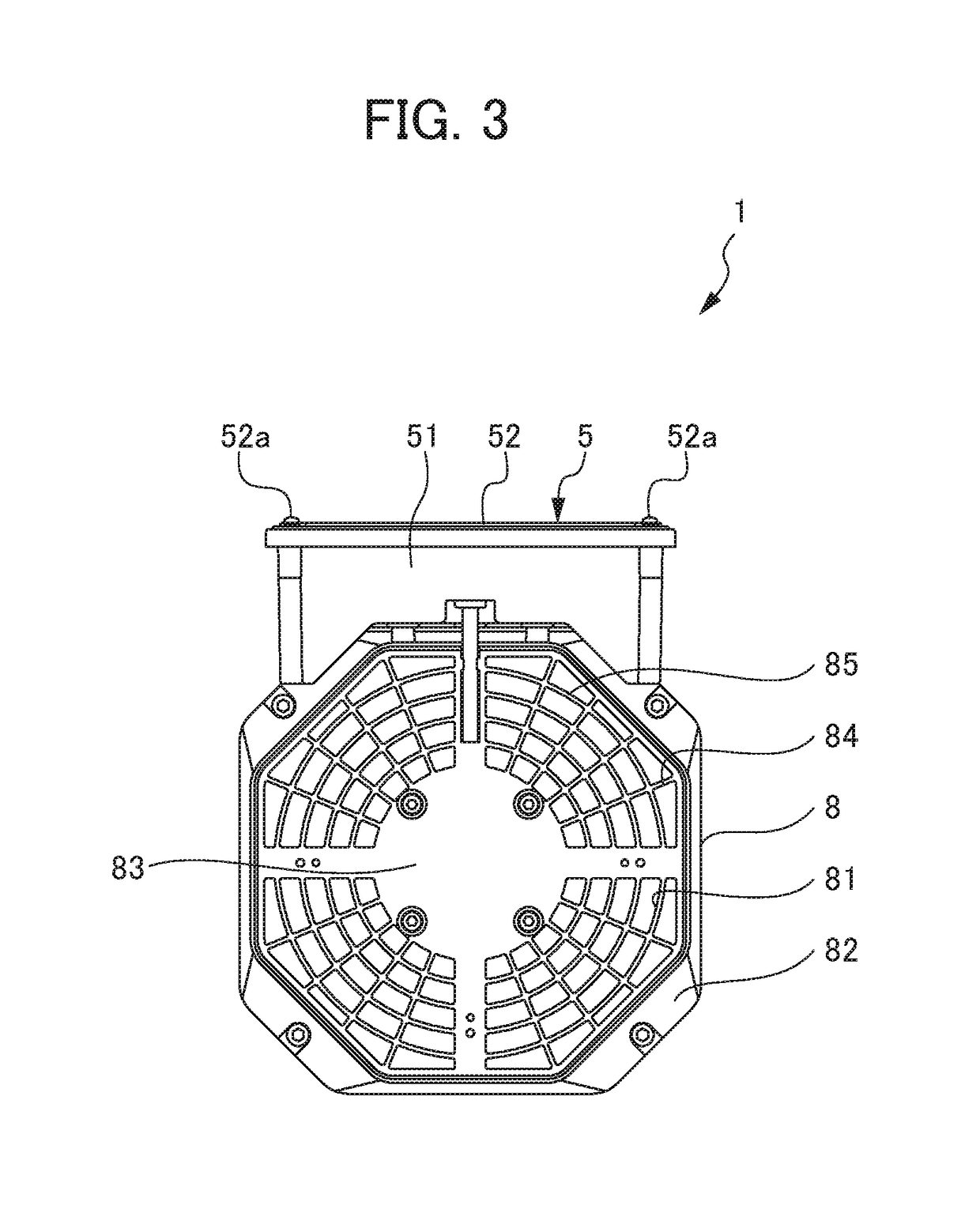 Electric motor and machine tool equipped with the electric motor