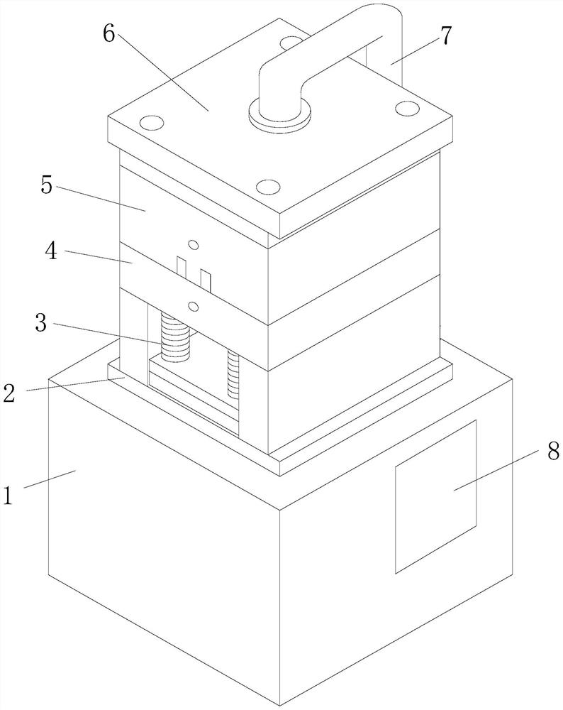 Plastic gear injection mold and using method thereof