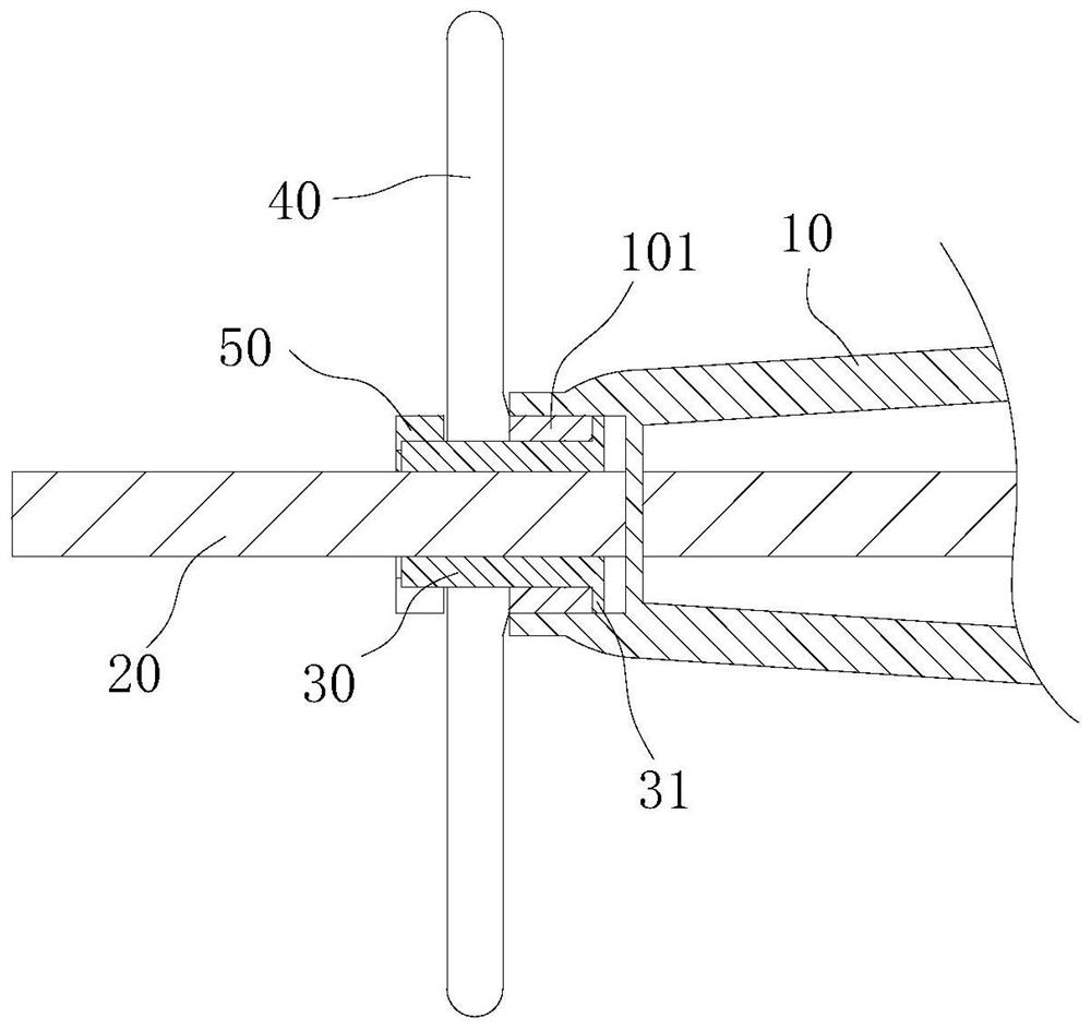 Flow control valve with anti-loosening function