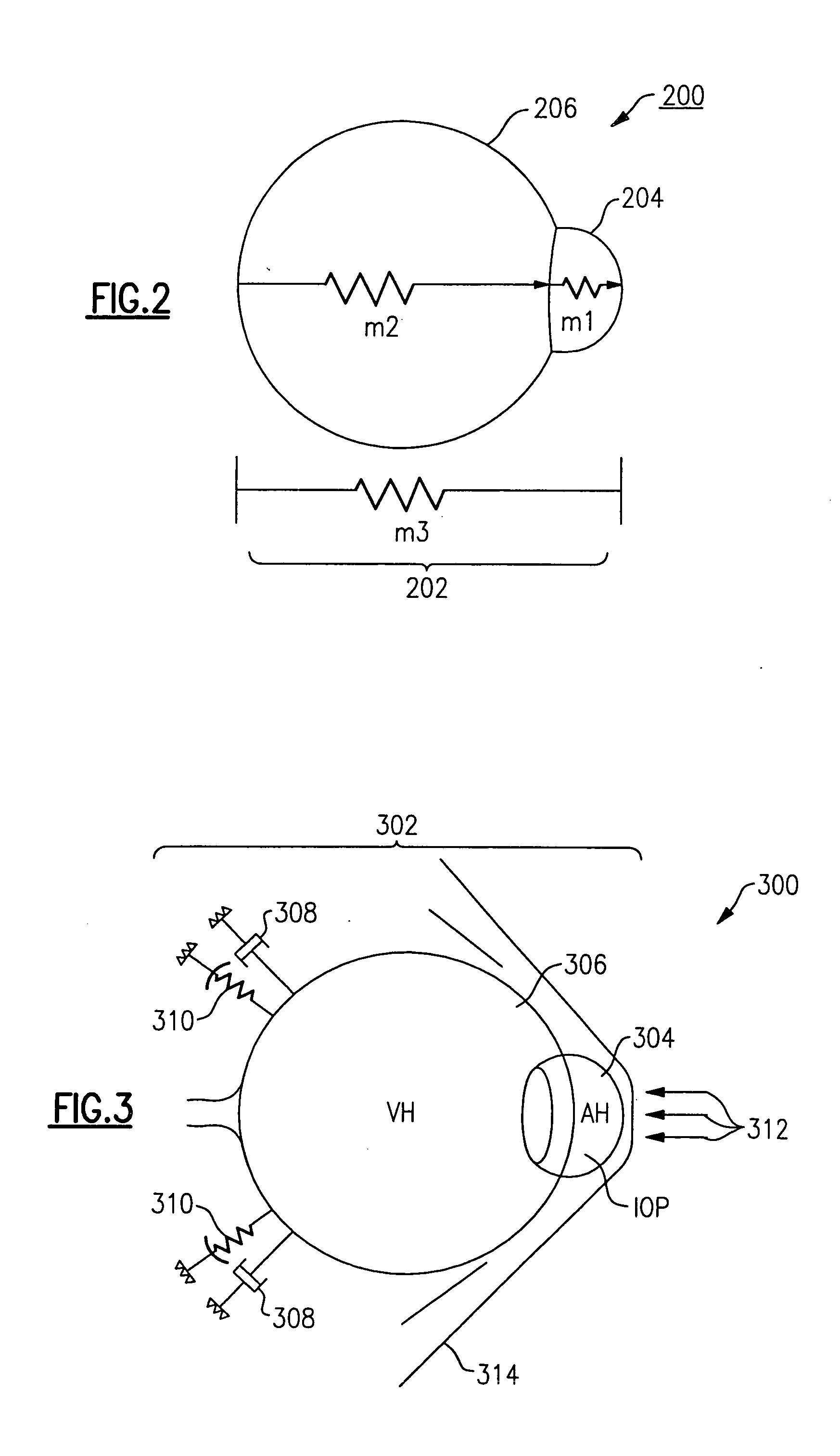 Apparatus and method for determining intraocular pressure and corneal thickness