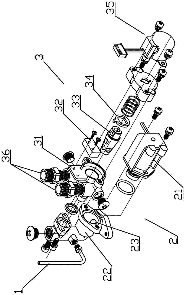 An automatic temperature control gas valve