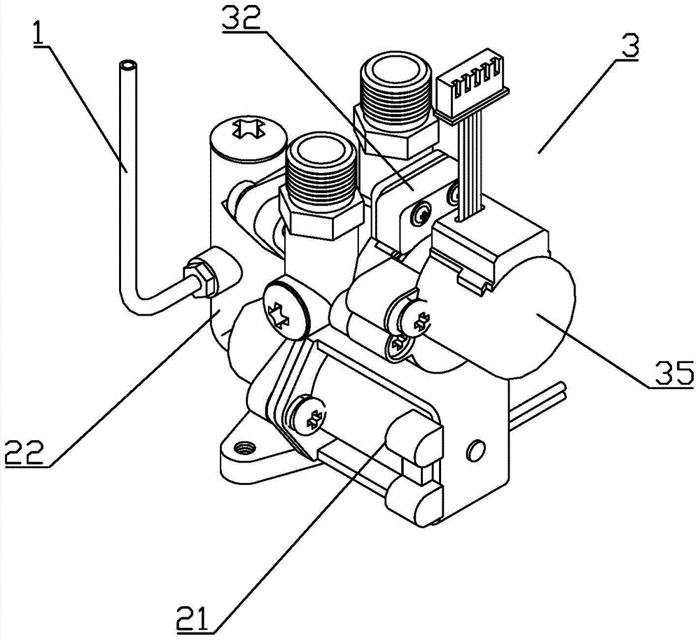 An automatic temperature control gas valve