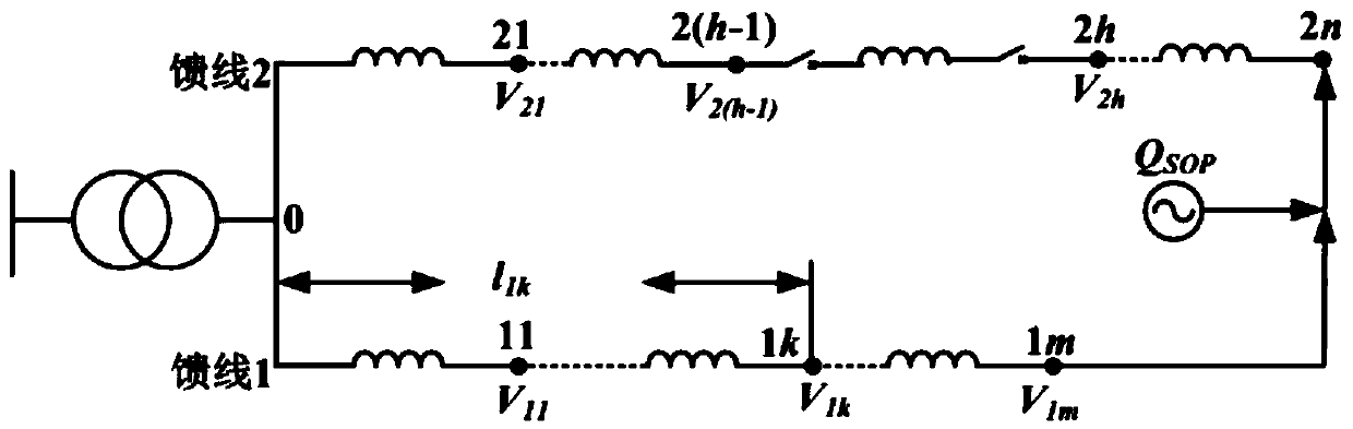 Hybrid back-to-back intelligent soft switch topology, control system and control method