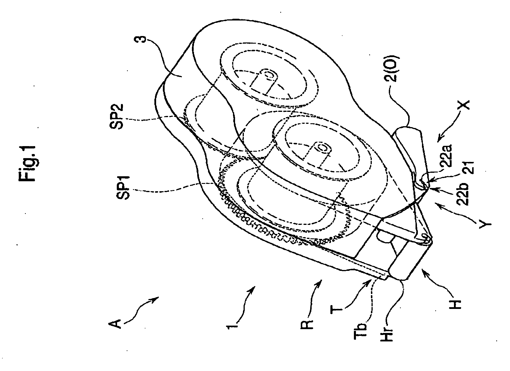 Latching structure for cover and transfer tool