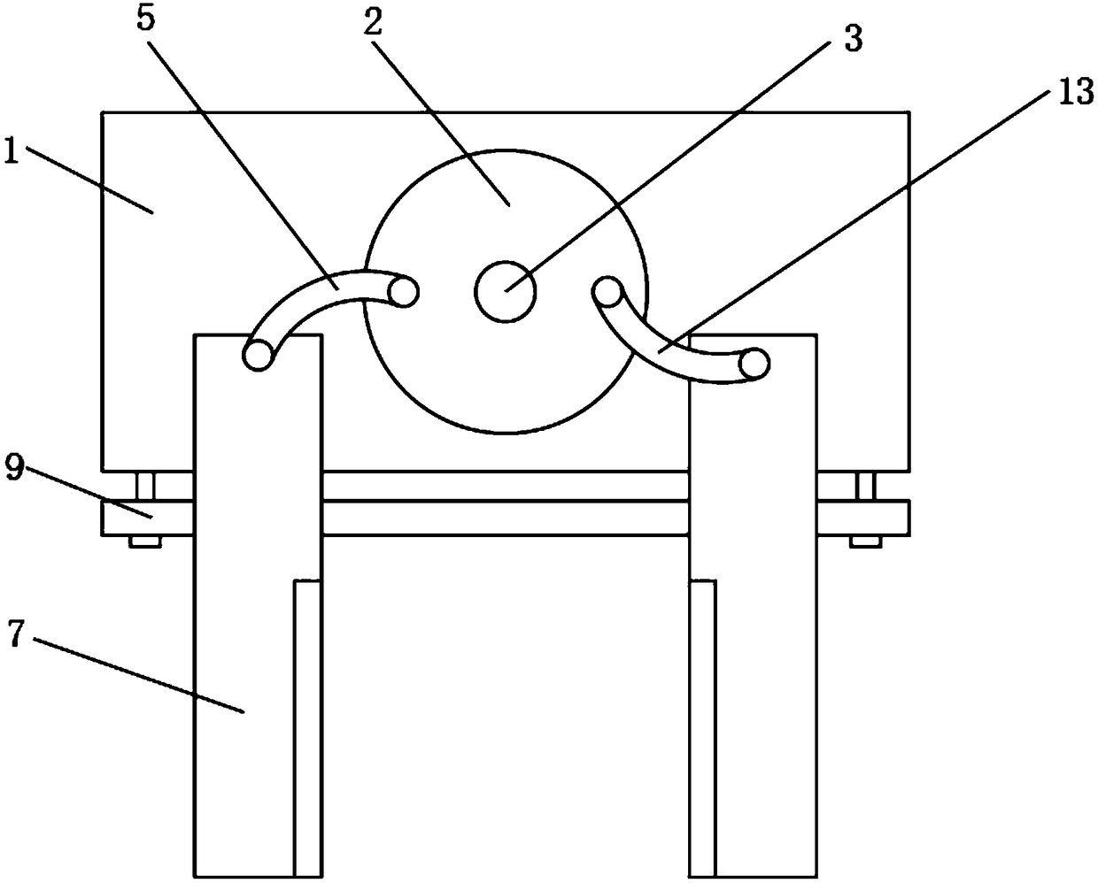 Clamping mechanism of medical robot