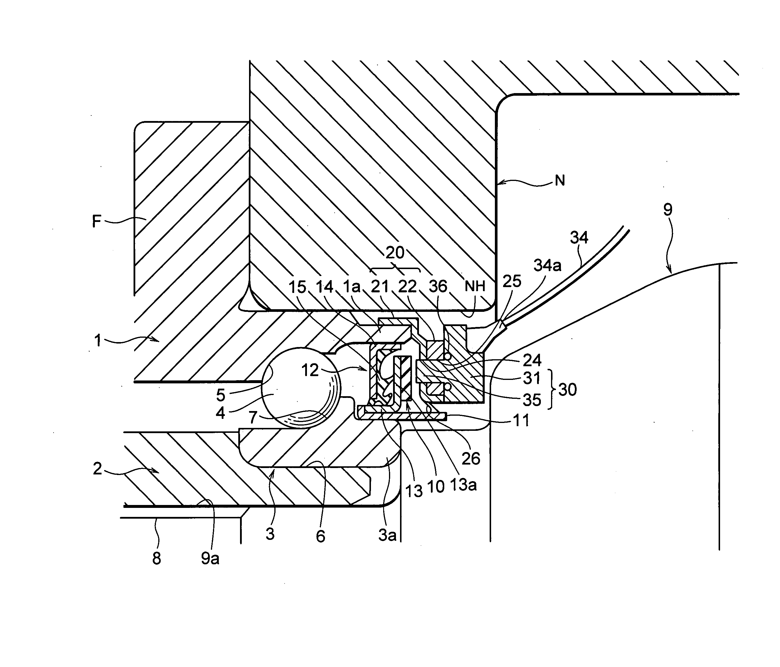 Hub Unit for Driving Wheel