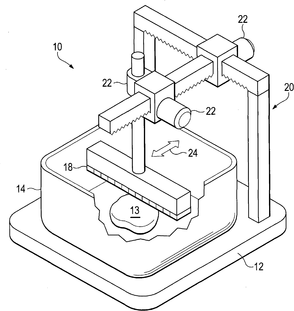 Countertop ultrasound imaging device and method of using the same for pathology specimen evaluation