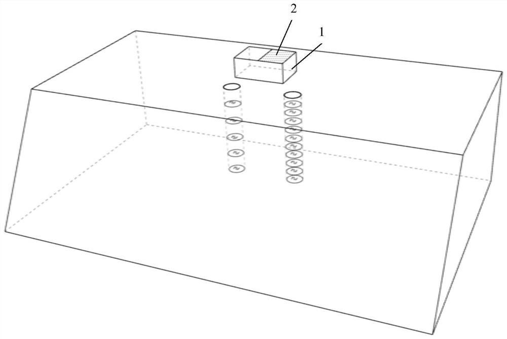 Multi-dimensional deep deformation monitoring method for high fill side slope