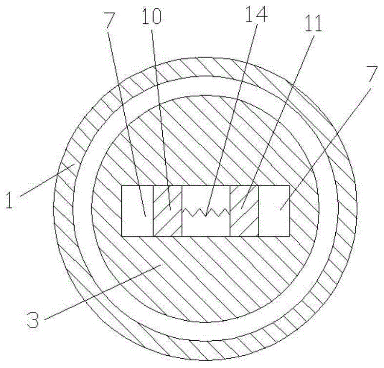 Piston system with volume cavity formed inside