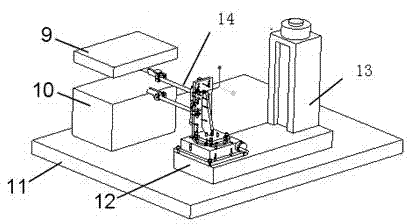 Parallel plane distance measurement device and measurement method