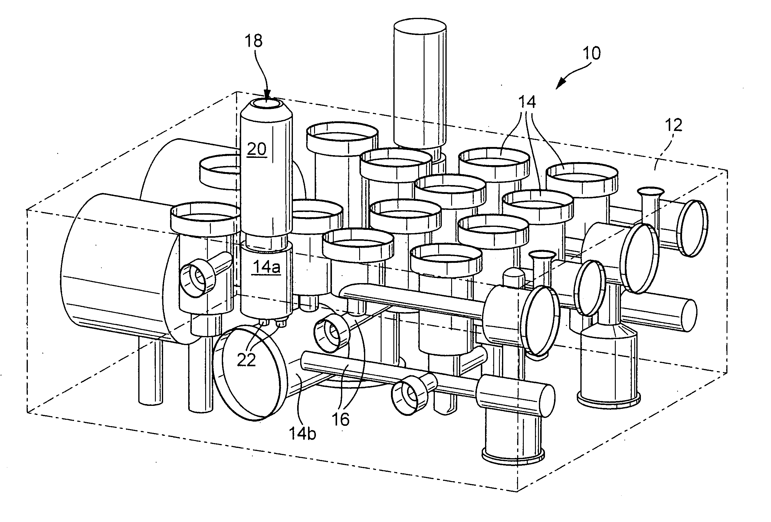 Device for damping pressure pulsations and a hydraulic unit equipped with this device