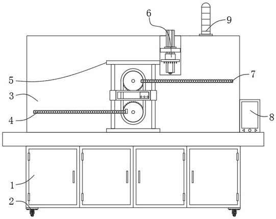 High-efficiency battery module detection equipment