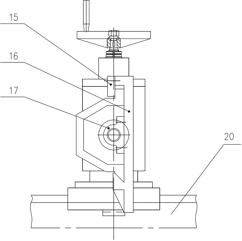 Milling head cross fine-adjusting mechanism for double-groove edge milling machine for tooth-shaped plates