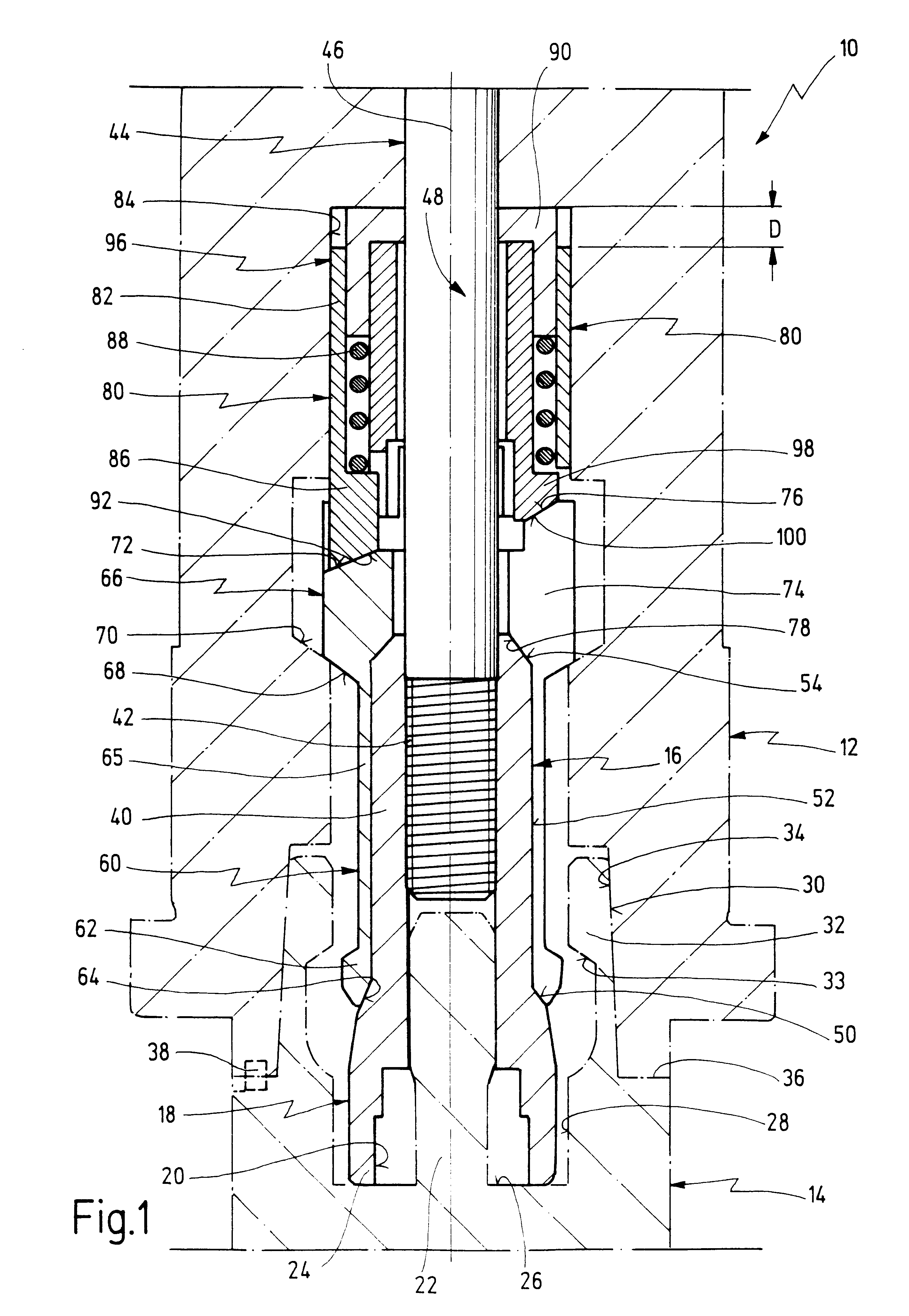 Spindle in a machine tool