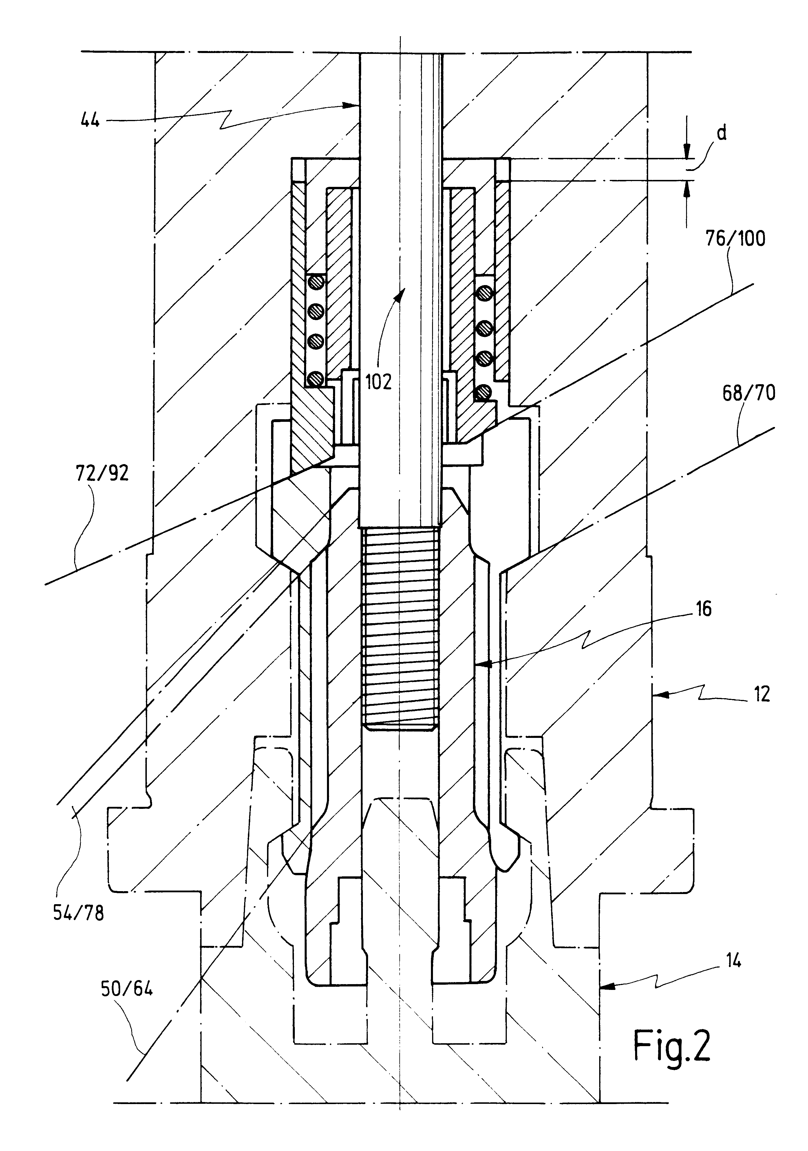 Spindle in a machine tool