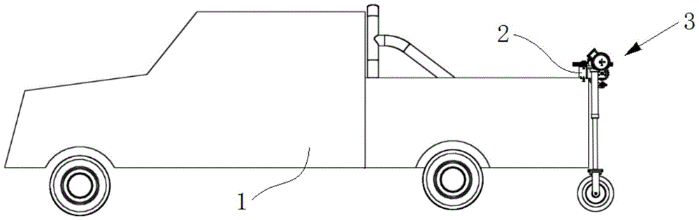 Support device for vehicle-mounted trimmers