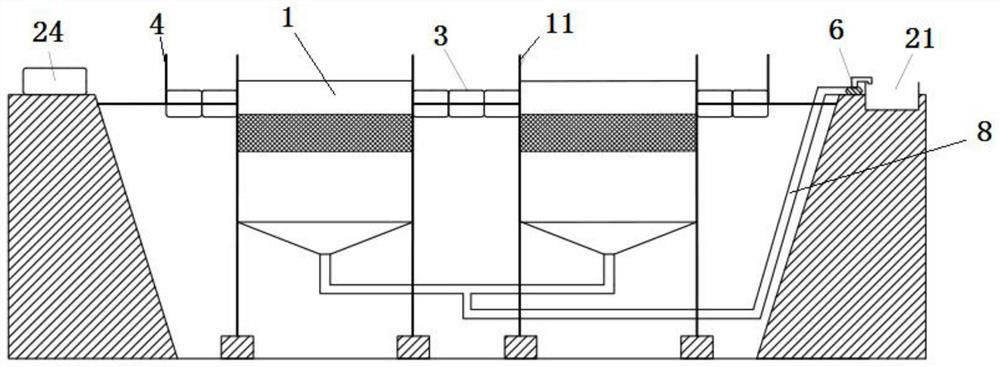 Pond ecological breeding system capable of being freely combined