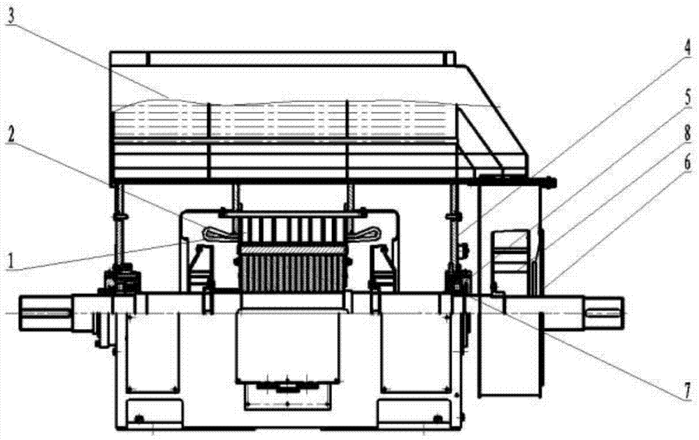 A permanent magnet synchronous motor