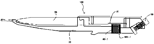 Piezoelectric jacquard installation component with conductive contacts