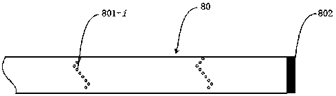 Piezoelectric jacquard installation component with conductive contacts