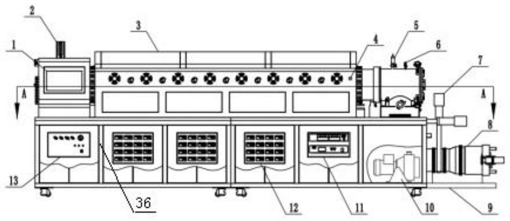 Five-tube automatic protection small molecule purification equipment