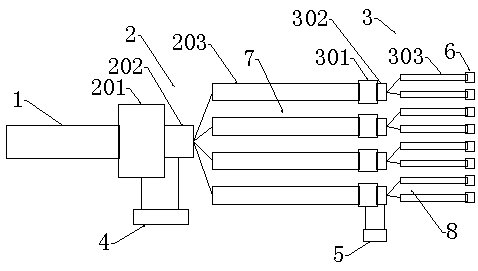 Metal material stock system and distribution method