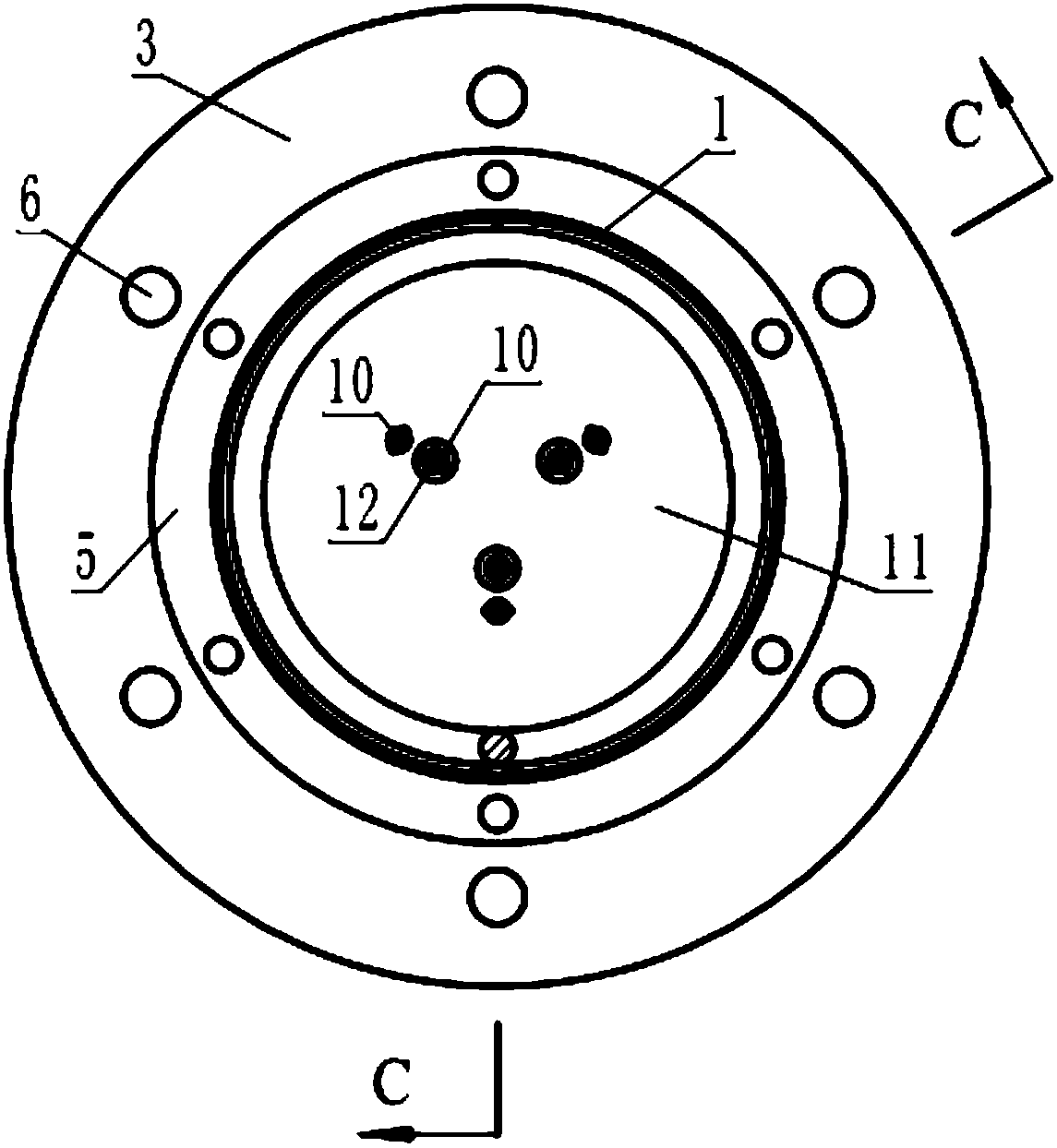 A helical compression spring damper with preset initial stiffness